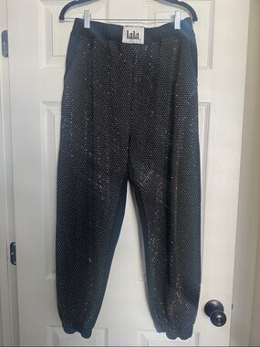 Dressed in LALA Queen of Grunge French Terry Joggers